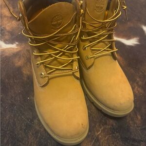 Timberland Wheat Nubuck Men’s Work Boots - Classic Tan